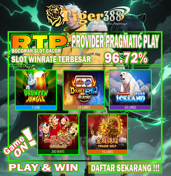 TIGER388 Daftar Slot Online Resmi Aman Dan Terpercaya