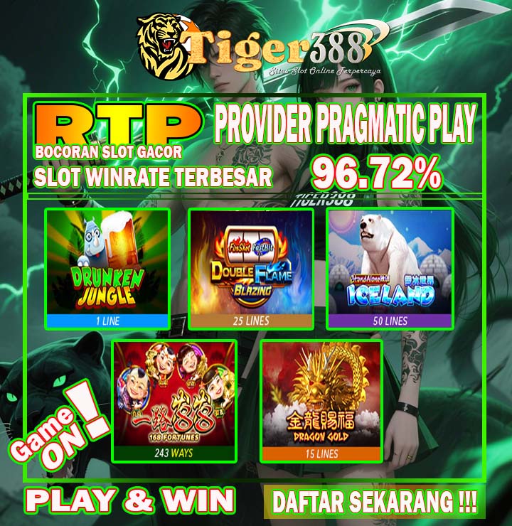 IDNTIGER388 Slot Online Terlengkap Dari Semua Provider