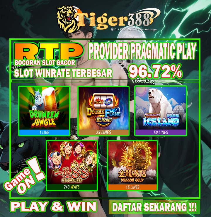 TIGER388 Platform Slot Jackpot Terpercaya Deposit Termurah